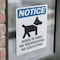 Signmission Dogs In Yard No Trespassing Sign, Vinyl Decal, 7in W x 10in L, 2PK OS-2PACK-NS-D-710-V-11441 - alternate 3